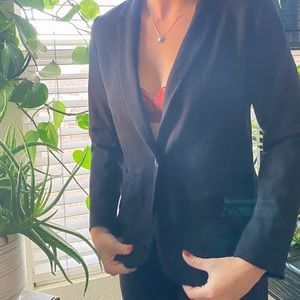 Black Blazer and pant combo medium